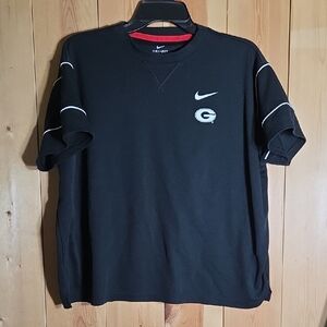 Nike Black Short Sleeve Tee with White Accents